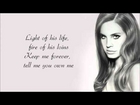 CRAZY · Lana Del Rey - Off to the Races LYRICS |HD]