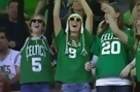 Celtics Fan Dancing to Bon Jovi Living on a Prayer at a Celtics Game