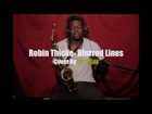 Robin Thicke - Blurred Lines (Mr. VSax Cover) + SHEET MUSIC