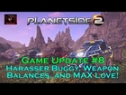 PlanetSide 2 - Game Update #8:Harasser Buggy, MAX Items, and Weapon Tweaks!  (05-02-13 Patch)