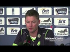 Alastair Cook, Michael Clarke and James Anderson reflect on the first Ashes Test
