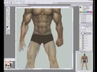 Painting male body chapter 6 abs and forearm