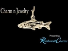 Fish Gold Charm Style 2091