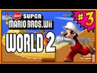New Super Mario Bros. Wii (100%) - Part 3 - World 2-1, 2-2, 2-3 & 2-Tower (All Star Coins) [HD]