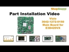 Vizio 3642-1272-0150 Main Board Replacement Guide for Vizio E3D420VX LCD TV Repair