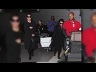 Kim Kardashian enlève ses talons en route pour Los Angeles sans Kanye