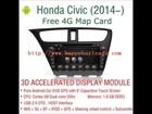 Android Auto DVD Player for Honda Civic 2014- GPS Navigation Wifi 3G Radio Bluetooth