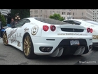 Ferrari F430 with Straight Pipes Revving