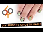 Spooky Ghosts Nails: Look DIY Halloween