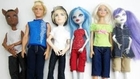 Cómo hacer pantalones largos cortos para tus muñecas muñecos Barbies Monster High