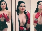 Dita Von Teese Dons Racy Lingerie in Cover Shoot