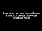 Justin Bieber & Will.I.AM illuminati expose video taken down by Will.I.AM's company!