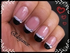 [Pandysign] French Nails Series: Elegant Black French Nails